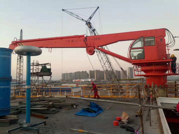 江蘇淮安甲板起重機廠家起重機工作更加安全可靠